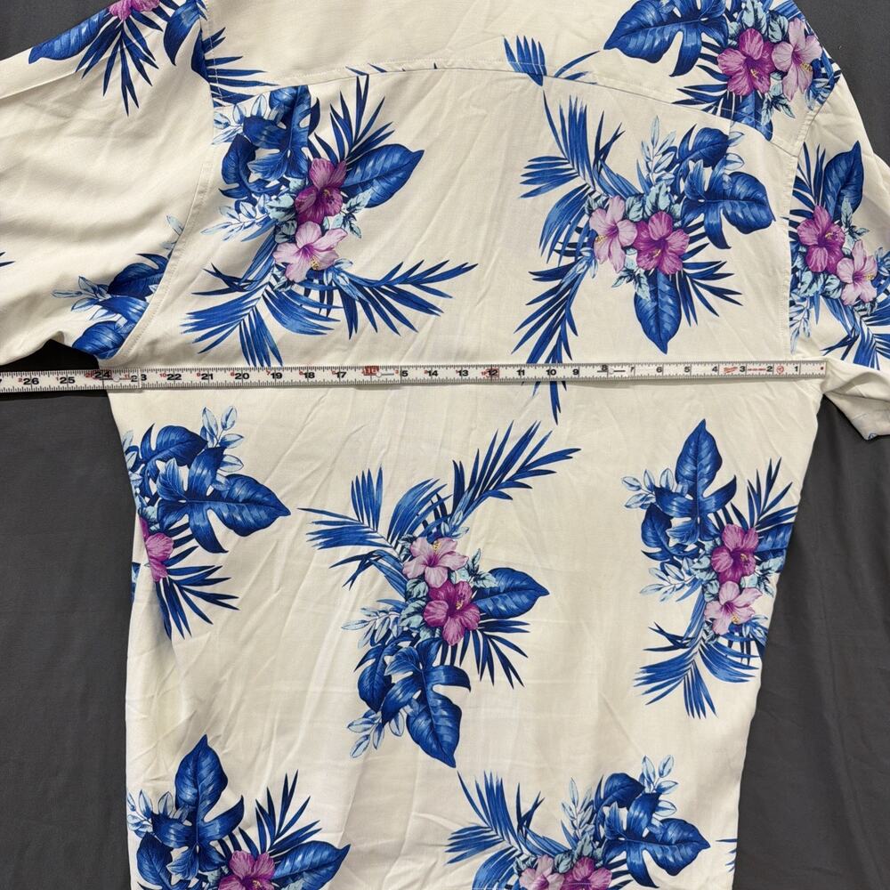 Tommy Bahama Hawaiian Shirt Mens XL %100 Silk - Picture 5 of 8